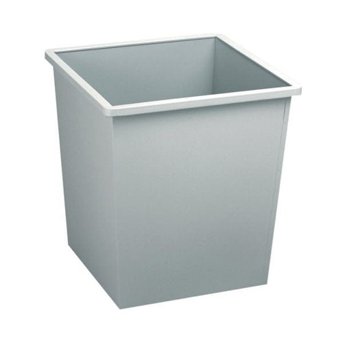 AVERY STEEL BIN SQUARE 27L GREY 631LGRY