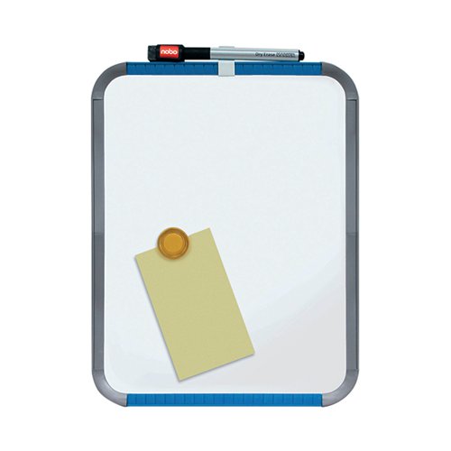 NOBO MINI MAGNETIC WHITEBOARD SLIM FRAME 220X280MM SILVER TR