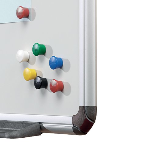 NOBO MAGNETIC PIN ASSORTED COLOURS 18MM (PACK OF 12) 1901102