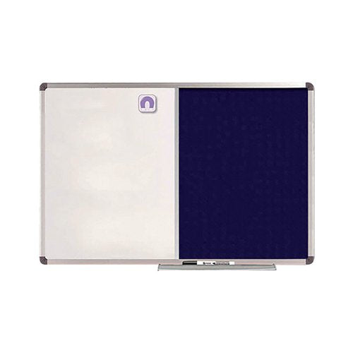 NOBO CLASSIC COMBINATION FELT/STEEL NOTICEBOARD 1200X900MM B