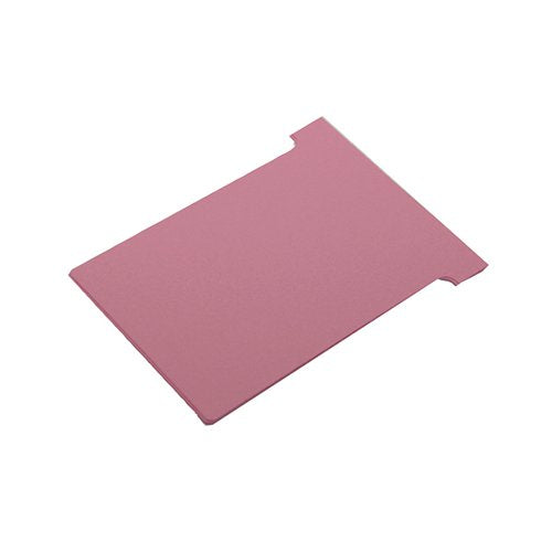 NOBO T-CARD SIZE 2 48 X 85MM PINK (100 PACK) 32938905