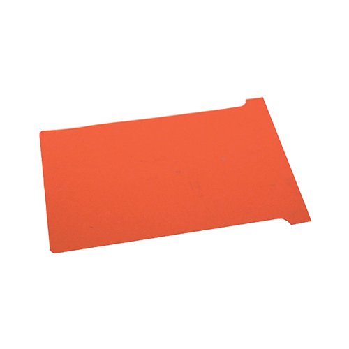 NOBO T-CARD SIZE 4 112 X 180MM RED (100 PACK) 2004003