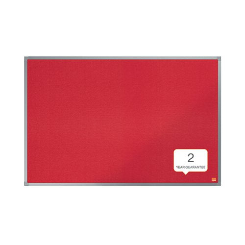 NOBO ESSENCE FELT NOTICE BOARD 900 X 600MM RED 1904066