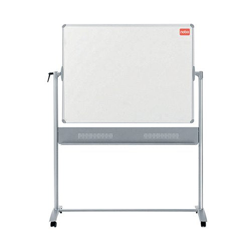 NOBO BASIC MELAMINE MOBILE WHITEBOARD 1200 X 900MM 1905239