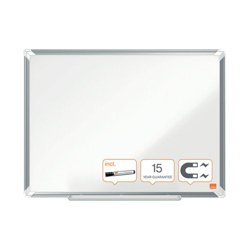 NOBO PREMIUM PLUS STEEL MAGNETIC WHITEBOARD 900 X 600MM1915155