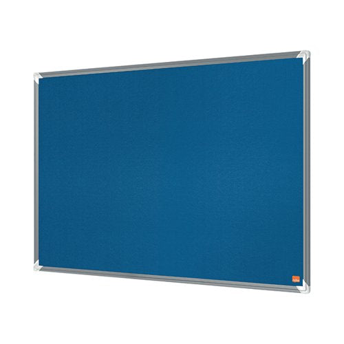 NOBO PREMIUM PLUS FELT NOTICE BOARD 1200 X 900MM BLUE 191518