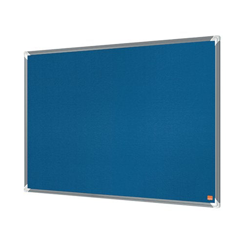 NOBO PREMIUM PLUS FELT NOTICE BOARD 1500 X 1200MM BLUE 19151