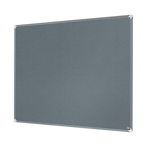 NOBO PREMIUM PLUS FELT NOTICE BOARD 600 X 450MM GREY 1915194