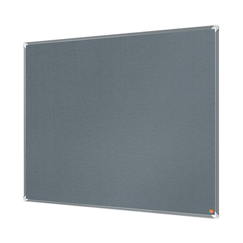 NOBO PREMIUM PLUS FELT NOTICE BOARD 900 X 600MM GREY 1915195