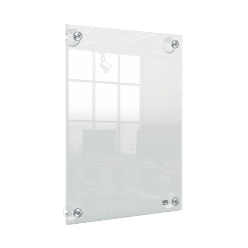 NOBO A4 ACRYLIC WALL MOUNTED REPOSITIONABLE POSTER FRAME 191