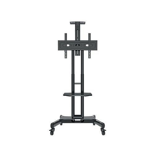 NEOMOUNTS SELECT MOBILE FLOOR STAND FOR FLAT SCREENS BLACK N