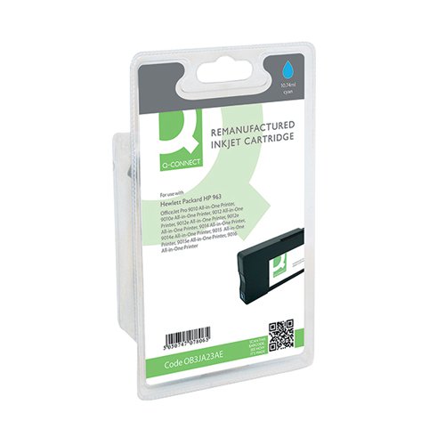 Q-CONNECT REMANUFACTURED INKJET CARTRIDGE CYAN FOR HP 3JA23AE RM-QC-6812-00