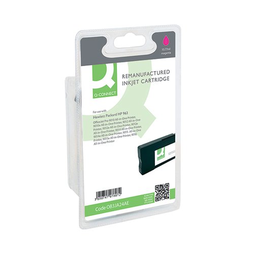 Q-CONNECT REMANUFACTURED INKJET CARTRIDGE MAGENTA FOR HP 3JA