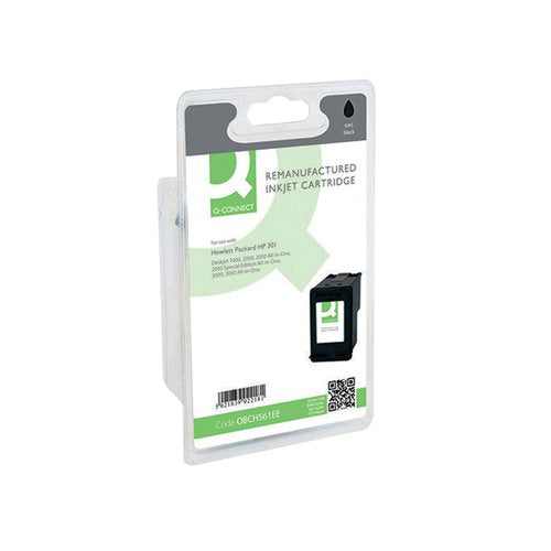 Q-CONNECT REMANUFACTURED INKJET CARTRIDGE BLACK FOR HP CH561EE CH561EE-COMP
