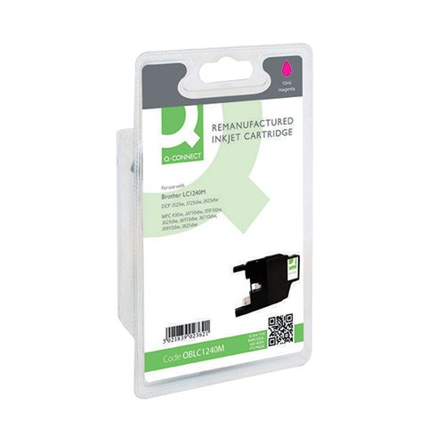 Q-CONNECT BROTHER LC1240M REMANUFACTURED INKJET CARTRIDGE MA