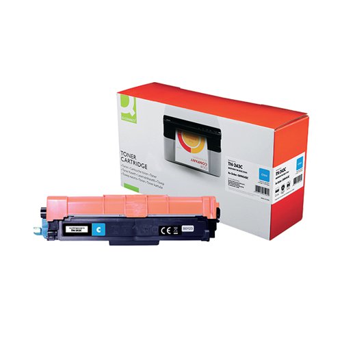 Q-CONNECT BROTHER TN-243C COMPATIBLE TONER CARTRIDGE CYAN TN