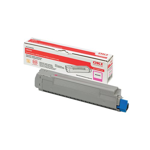 OKI C8600/8800 6K TONER CARTRIDGE MAGENTA 43487710