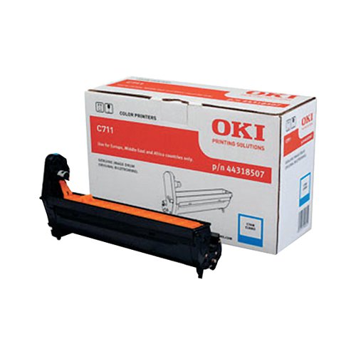 OKI C711 20K IMAGE DRUM CYAN 44318507