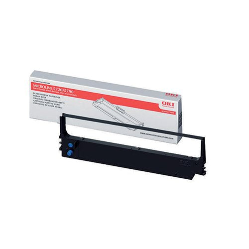 OKI MICROLINE 5720/5790 FABRIC RIBBON BLACK 44173405
