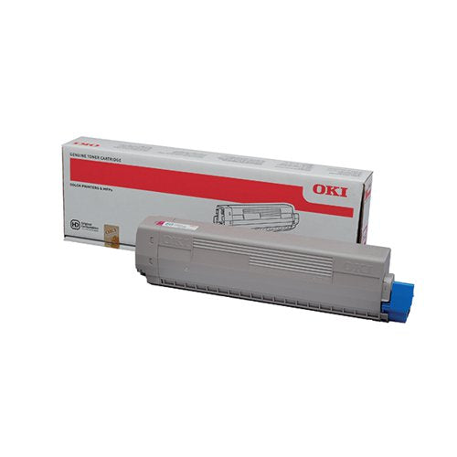 OKI C822 7.3K TONER CARTRIDGE MAGENTA 44844614
