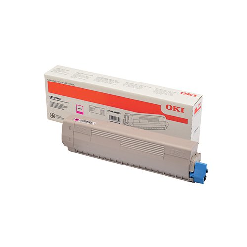 OKI C833 10K TONER CARTRIDGE HIGH YIELD MAGENTA 46443102
