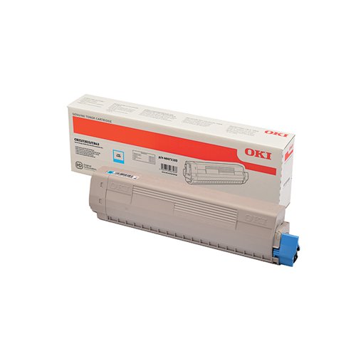 OKI C823 7K TONER CARTRIDGE CYAN 46471103