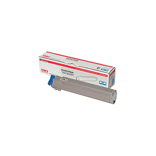 OKI C9600 15K TONER CARTRIDGE HIGH YIELD CYAN 42918915