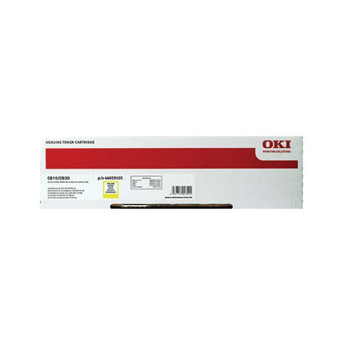 OKI C810 8K TONER CARTRIDGE YELLOW 44059105