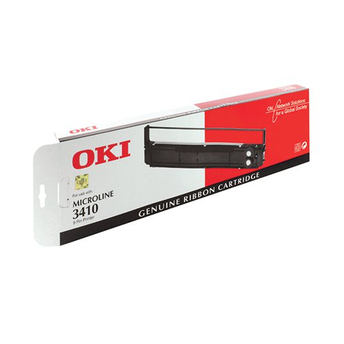 OKI MICROLINE 3410 FABRIC RIBBON BLACK 09002308