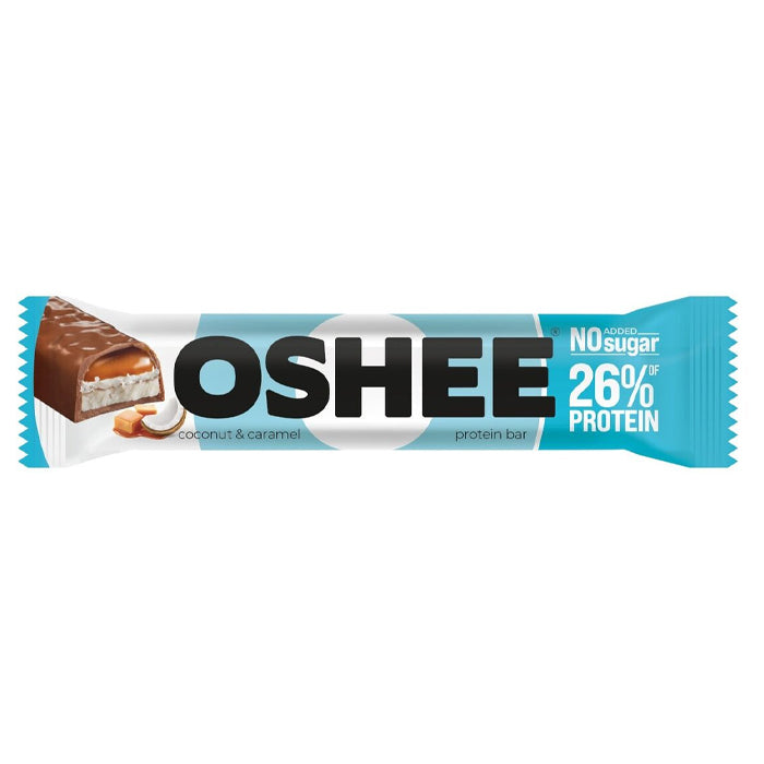 OSHEE HIGH PROTEIN COCONUT & CAREMEL BARS (49g) x 12
