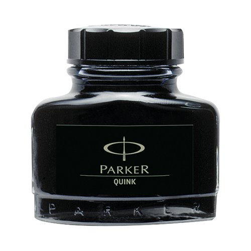 PARKER QUINK PERMANENT INK BOTTLE BLACK 2OZ S0037460