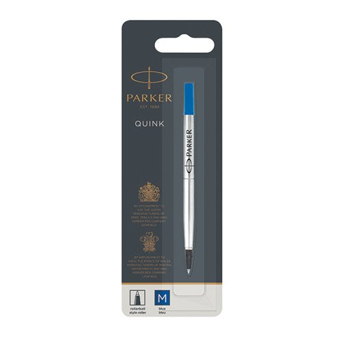PARKER ROLLERBALL REFILL MEDIUM BLUE (PACK OF 12) S0881250