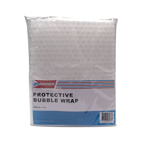GOSECURE BUBBLE WRAP SHEETS 600MMX1M CLEAR (PACK OF 6) PB022