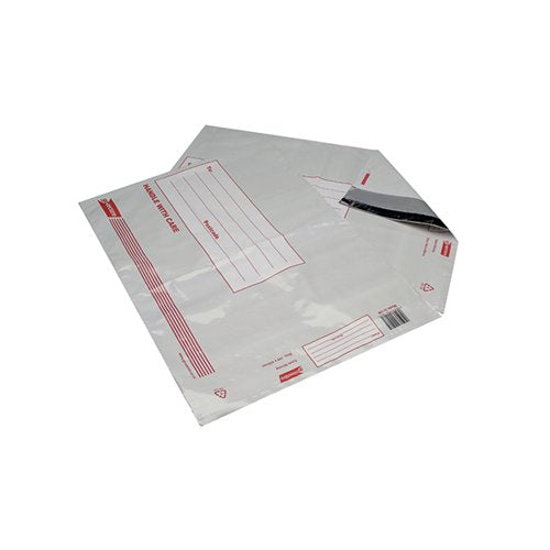 GO SECURE EXTRA STRONG POLYTHENE ENVELOPES 345X430MM (PACK O