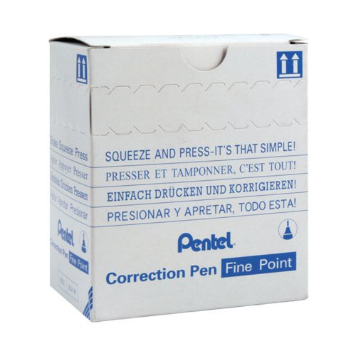 PENTEL MICRO CORRECT CORRECTION PEN (PACK OF 12) ZL31-W