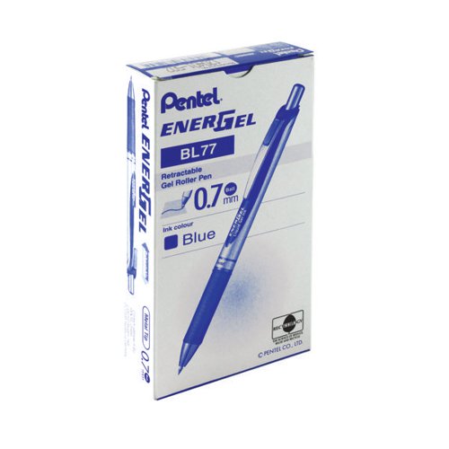 PENTEL ENERGEL XM RETRACTABLE GEL PEN MEDIUM BLUE (PACK OF 1