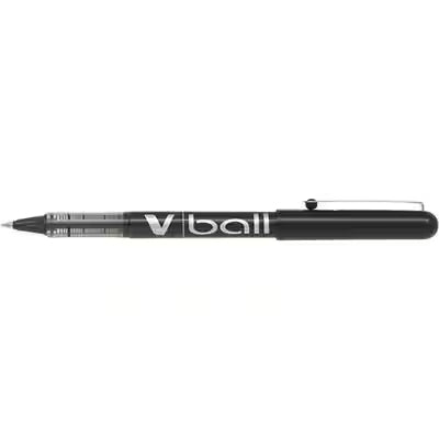 PILOT V-BALL FINE BLACK ROLLERBALL PEN (12 Pack)