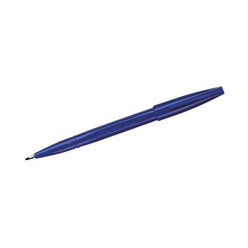 PENTEL SIGN PEN FIBRE TIP BLUE (PACK OF 12) S520-C