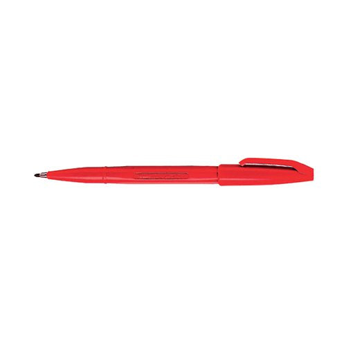 PENTEL SIGN PEN FIBRE TIP RED S520-B