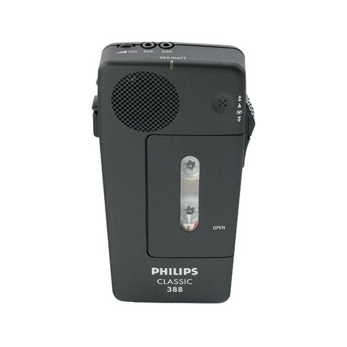 PHILIPS BLACK POCKET MEMO VOICE ACTIVATED DICTATION RECORDER