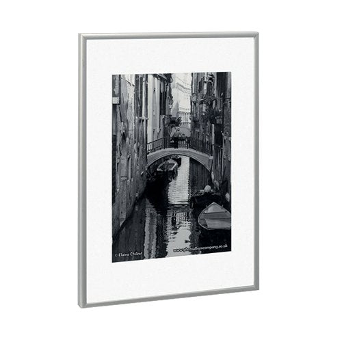 HAMPTON FRAMES CERTIFICATE FRAME BRUSHED ALUMINIUM A3 PAAFA3B