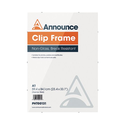ANNOUNCE METAL CLIP FRAME A1 PHT00131