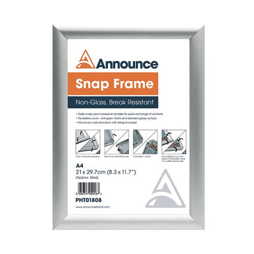 ANNOUNCE SNAP FRAME A4 PHT01808