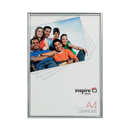 HAMPTON FRAMES BACK LOADER FRAME A4 SILVER BLRA4SV