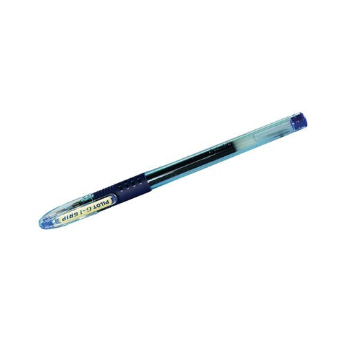 PILOT G1 GRIP GEL INK ROLLERBALL PEN BLUE (PACK OF 12) BLGPG