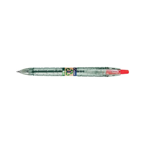PILOT B2P ECOBALL BALLPOINT MED RED (PACK OF 10) 49025056216