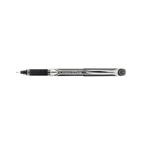 PILOT V7 GRIP LIQUID INK ROLLERBALL 0.5MM BLACK (PACK OF 12)