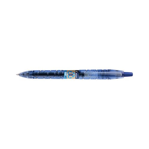 PILOT BOTTLE 2 PEN GEL INK ROLLERBALL PEN FINE BLUE (10 PACK