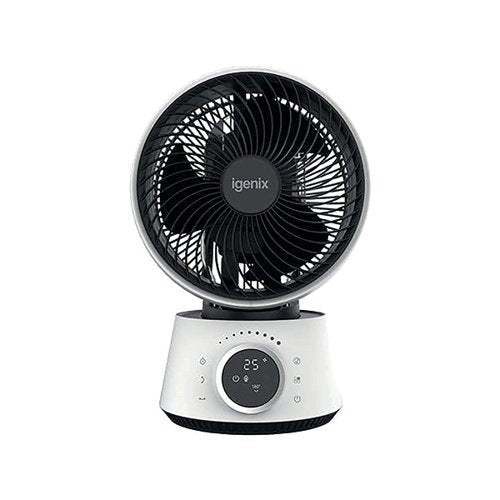 IGENIX 9 INCH AIR CIRCULATOR TURBO FAN 32 WIND SPEEDS WHITE