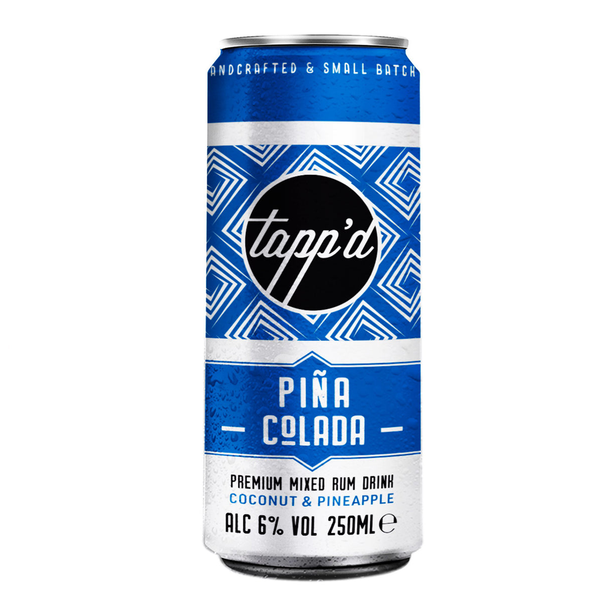 TAPP’D PINA COLADA COCKTAIL CANS (250ml) x 12